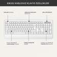 Lecoo KW202 Kablosuz Türkçe Q Klavye & Mouse Set
