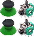 XBOX One Analog Motor Topuz Seti 2+2 One - One S/X - Series S/X Uyumlu Siyah Yeşil
