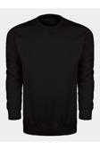 Blck & Premium Baskılı Softtouch Tech. 3 İplik İpeksi Doku Unisex Sweatshirt 3 İplik Şardonsuz