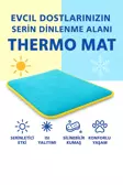 Thermo Mat Hem Soğuk Hem Sıcak Kullanılabilen 2si 1 arada Kedi & Köpek Minderi 40x60