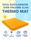 Thermo Mat Hem Soğuk Hem Sıcak Kullanılabilen 2si 1 arada Kedi & Köpek Minderi 40x60