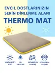 Thermo Mat Hem Soğuk Hem Sıcak Kullanılabilen 2si 1 arada Kedi & Köpek Minderi 40x60