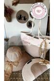 Double Knot Design 3Lü Takım Plaj Çantası , El Çantası Clutch, Şapka, Totebag, Kadın, Yazlık, Hediyelik, Anneler Günü