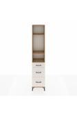 Dienni Arges Dolap 3 Raflı 3 Çekmeceli 44 x 30 x 221 Çam-Aytaşı