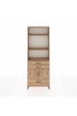 Dienni Arges Dolap 4 Raflı 3 Çekmeceli 2 Kapaklı 88 x 30 x 243 Çam-Çam