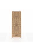 Dienni Arges Dolap 5 Raflı 3 Çekmeceli 4 Kapaklı 88 x 30 x 243 cm Çam - Çam