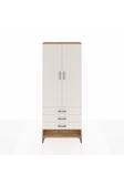 Dienni Arges Dolap 2 Raflı 3 Çekmeceli Tek Askılı 88 x 30 x 221 Çam-Aytaşı