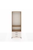 Dienni Arges Dolap 2 Raflı 3 Çekmeceli 1 Askılı 88 x 30 x 243 cm Çam - Aytaşı