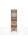 Dienni Arges Dolap 4 Raflı 3 Çekmeceli 60 x 30 x 221 cm Çam - Çam