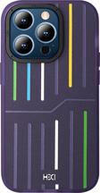 Fuchsia iPhone 14 Pro Max Uyumlu HBC-221 Roma Arka Kapak