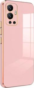 Microsonic Infinix Hot 12 Kılıf Olive Plated Pembe