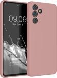 Microsonic Matte Silicone Samsung Galaxy A35 Kılıf Rose Gold