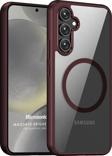 Microsonic Samsung Galaxy S24 Plus Kılıf MagSafe Bright Planet Bordo