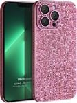 Microsonic Apple iPhone 13 Pro Max Kılıf Bling Rhinestones Pembe