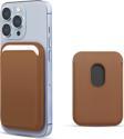 Microsonic Apple iPhone 14 Pro Max Leather Wallet MagSafe Kahverengi
