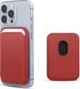 Microsonic Apple iPhone 14 Pro Max Leather Wallet MagSafe Kırmızı