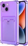 Microsonic Apple iPhone 14 Card Slot Shock Kılıf Lila