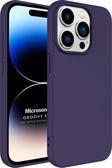 Microsonic Apple iPhone 15 Pro Max Kılıf Groovy Soft Derin Mor