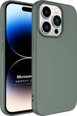 Microsonic Apple iPhone 15 Pro Max Kılıf Groovy Soft Koyu Yeşil