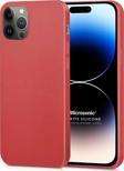 Microsonic Matte Silicone Apple iPhone 14 Pro Kılıf Kırmızı
