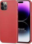 Microsonic Matte Silicone Apple iPhone 14 Pro Max Kılıf Kırmızı
