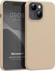 Microsonic Matte Silicone Apple iPhone 15 Kılıf Gold