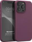 Microsonic Matte Silicone Apple iPhone 15 Pro Max Kılıf Mor