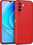 Microsonic Matte Silicone Huawei Nova Y70 Kılıf Kırmızı