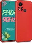 Microsonic Matte Silicone Infinix Hot 11S Kılıf Kırmızı