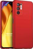 Microsonic Matte Silicone Xiaomi Redmi Note 11 SE Kılıf Kırmızı