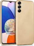 Microsonic Matte Silicone Samsung Galaxy A14 Kılıf Gold