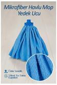 Mikrofiber Paspas Mop Yedek Ucu 1 Adet Kaliteli Mikrofiber Paspas Laminant Parke Seramik Fayans Mermer Temizlik Bezi