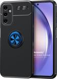Microsonic Samsung Galaxy A54 Kılıf Kickstand Ring Holder Siyah Mavi