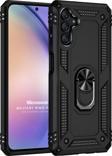Microsonic Samsung Galaxy A54 Kılıf Military Ring Holder Siyah