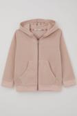 Breeze Kız Bebek Hırka Kapüşonlu Fermuarlı 9 Ay 3 Yaş Pudra