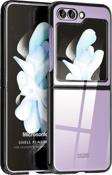Microsonic Samsung Galaxy Z Flip 5 Kılıf Shell Platinum Siyah
