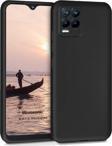 Microsonic Matte Silicone Realme 8 Pro Kılıf Siyah