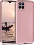 Microsonic Matte Silicone Realme 8 Pro Kılıf Rose Gold