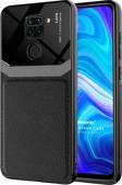 Microsonic Xiaomi Redmi Note 9 Kılıf Uniq Leather Siyah