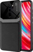 Microsonic Xiaomi Redmi Note 8 Pro Kılıf Uniq Leather Siyah