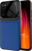 Microsonic Xiaomi Redmi Note 8 Kılıf Uniq Leather Lacivert