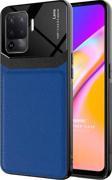 Microsonic Oppo Reno 5 Lite Kılıf Uniq Leather Lacivert