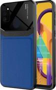 Microsonic Samsung Galaxy M30s Kılıf Uniq Leather Lacivert