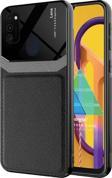 Microsonic Samsung Galaxy M30s Kılıf Uniq Leather Siyah