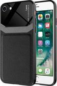 Microsonic Apple iPhone 8 Kılıf Uniq Leather Siyah