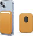 Microsonic Apple iPhone 13 Leather Wallet MagSafe Sarı