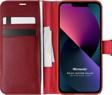 Microsonic Apple iPhone 13 Mini Kılıf Delux Leather Wallet Kırmızı