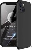 Microsonic Apple iPhone 13 Mini Kılıf Double Dip 360 Protective Siyah