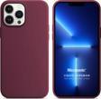 Microsonic Apple iPhone 13 Pro Kılıf Liquid Lansman Silikon Bordo
