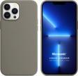 Microsonic Apple iPhone 13 Pro Kılıf Liquid Lansman Silikon Gri